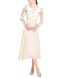 DZA - Midi Dress - Lyst