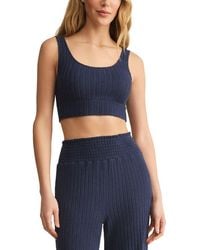 Z Supply - Zoe Rib Tank Bra - Lyst