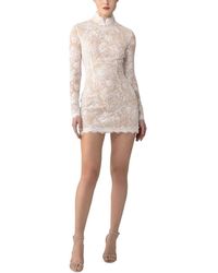 knee length dresses for ladies Sau Lee Brenda Mini Dress, White