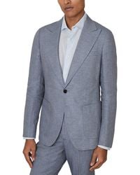 Reiss - Warner Notch Linen Blazer - Lyst