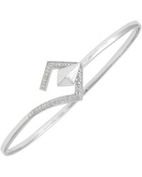 Diamond Select Cuts - 0.05 Ct. Tw. Diamond Bangle Bracelet - Lyst
