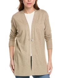 Lafayette 148 New York - Single Button Cashmere-blend Cardigan - Lyst