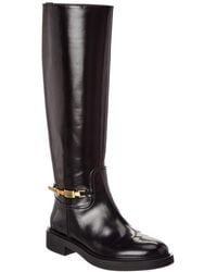 Gianvito Rossi - Martine 20 Leather Knee-High Boot - Lyst