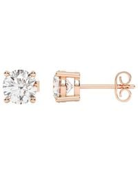 Lab Grown Diamonds - 14K 3.00 Ct. Tw. Lab-Grown Diamond Stud Earring - Lyst