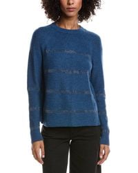 Forte - Crystal Wool & Cashmere-Blend Raglan Sweater - Lyst