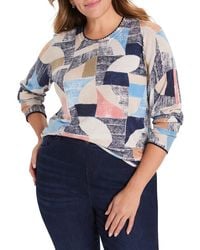 NIC+ZOE - Plus Set Sail Sweater - Lyst