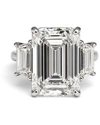 Prince Diamond & Jewelry - 14K 12.00 Ct. Tw. Lab-Grown Diamond Three-Stone Ring - Lyst