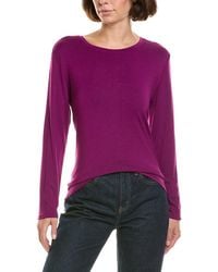 InCashmere - Fine Knit Crewneck T-Shirt - Lyst