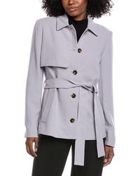 Theory - Short Trench Coat - Lyst