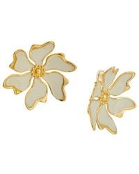 Oscar de la Renta - Large Cherry Blossoms Earrings - Lyst