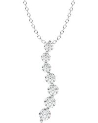 Diamond Select Cuts - 14K 2.00 Ct. Tw. Diamond Pendant Necklace - Lyst