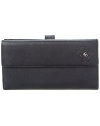 Chanel - Lambskin Leather Cc Wallet (Authentic Pre-Owned) - Lyst