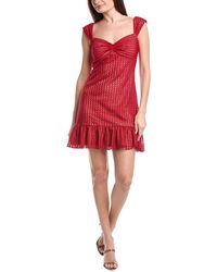 SHO by Tadashi Shoji - Solid Mini Dress - Lyst