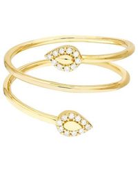 HAWLEY ST - 14K 0.10 Ct. Tw. Diamond Geometric Ring - Lyst