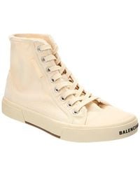 Balenciaga - Paris High Top Canvas Sneaker - Lyst