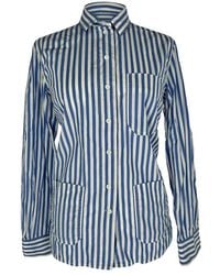 Celine - Button Down Stripes Blouse, Size Eu (Authentic Pre-Loved) - Lyst