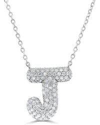 Sabrina Designs - 14K 0.50 Ct. Tw. Diamond Initial Necklace - Lyst