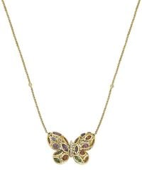 Effy Fine Jewelry - 14K 2.51 Ct. Tw. Diamond & Gemstone Necklace - Lyst