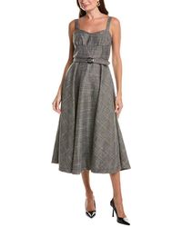 Taylor - Sleeveless Midi Dress - Lyst