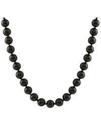 Splendid - Rhodium Plated Silver 14-15mm Shell Pearl Necklace - Lyst
