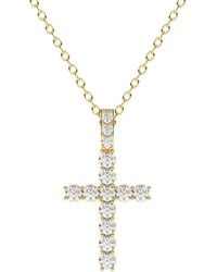 Lab Grown Diamonds - 14K 1.50 Ct. Tw. Lab-Grown Diamond Necklace - Lyst