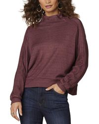 Wit & Wisdom - Mixed Media Knit Top - Lyst