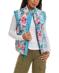Johnny Was - Prisma Quilted Vest - Lyst