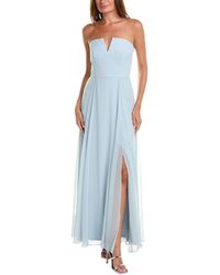 The Dessy Group - Dessy Collection Chiffon Maxi Dress - Lyst