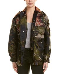 Valentino Oversized Tie-dye Jacket - Green