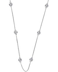 Lab Grown Diamonds - 14K 1.00 Ct. Tw. Lab-Grown Diamond Station Necklace - Lyst