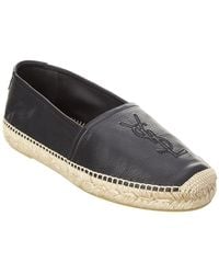 Saint Laurent - Leather Espadrille - Lyst