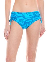 Next - Destination Mid-Rise Ruched Bikini Bottom - Lyst