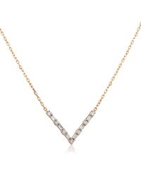 Diana M. Jewels - 18k Rose Gold 0.26 Ct. Tw. Diamond Necklace - Lyst