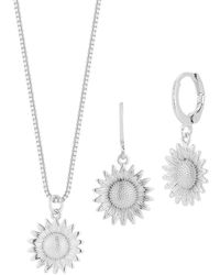 Sphera Milano - Plated Necklace/Earring Set - Lyst