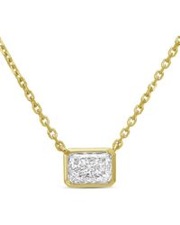 Diana M. Jewels - Diana M. 14K 15.00 Ct. Tw. Lab-Grown Diamond Pendant Necklace - Lyst