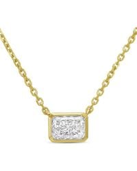 Diana M. Jewels - Diana M. 14K 15.00 Ct. Tw. Lab-Grown Diamond Pendant Necklace - Lyst