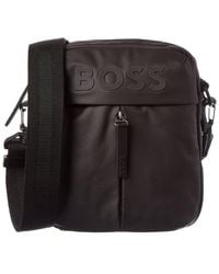 BOSS - Stormy Ns Zip Reporter Bag - Lyst