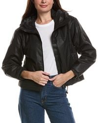 HUNTER - Leah Coated Cropped Rain Jacket - Lyst