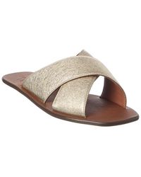 Aquatalia - Britt Waterproof Leather Sandal - Lyst