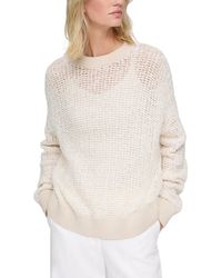 Lafayette 148 New York - Textured Open Stitch Pullover - Lyst