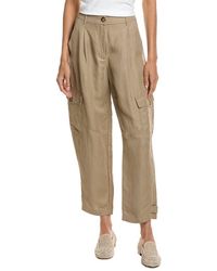 Marella - Giada Linen-Blend Trouser - Lyst