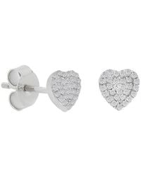 Diana M. Jewels - 14K 0.16 Ct. Tw. Diamond Earrings - Lyst