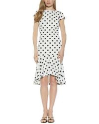 Alexia Admor - Renata Cap Sleeve Flared Dress - Lyst