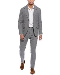 Brunello Cucinelli - 2Pc Linen, Silk, & Wool-Blend Suit - Lyst