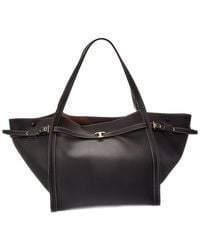Tod's - Logo Medium Leather Tote - Lyst