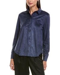 tyler boe - Microsuede Club Shirt - Lyst