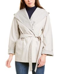Cinzia Rocca Short Trench Coat - Grey