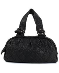 Chanel - Leather Le Marais Ligne Bowler Bag (Authentic Pre-Owned) - Lyst