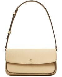 Tory Burch - Leather Flap Shoulder Bag - Lyst