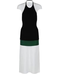 Ferragamo - Layered Midi Dress - Lyst